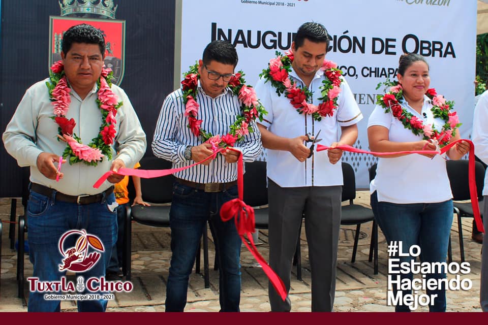 CON INFRAESTRUCTURA COMUNITARIA, ¡LO ESTAMOS HACIENDO MEJOR POR TUXTLA CHICO!